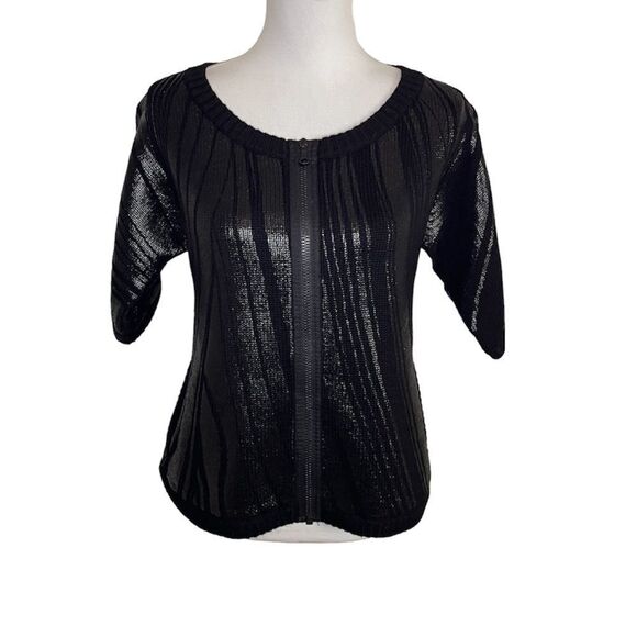 Diane Von Furstenberg Zip Up Sweater size P (Small) - Picture 1 of 11